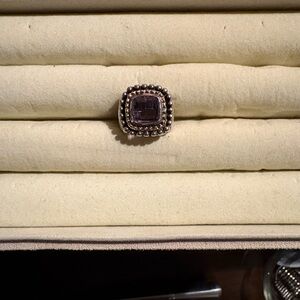 Elegant Purple Stone Ring